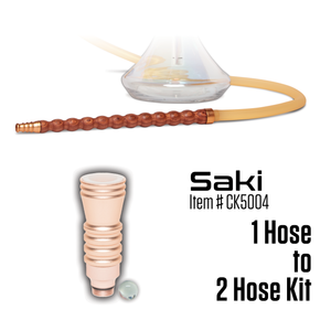 Convert 1 Hose to 2 Hose Kit - Saki (Item # CK5004) - Click Technology