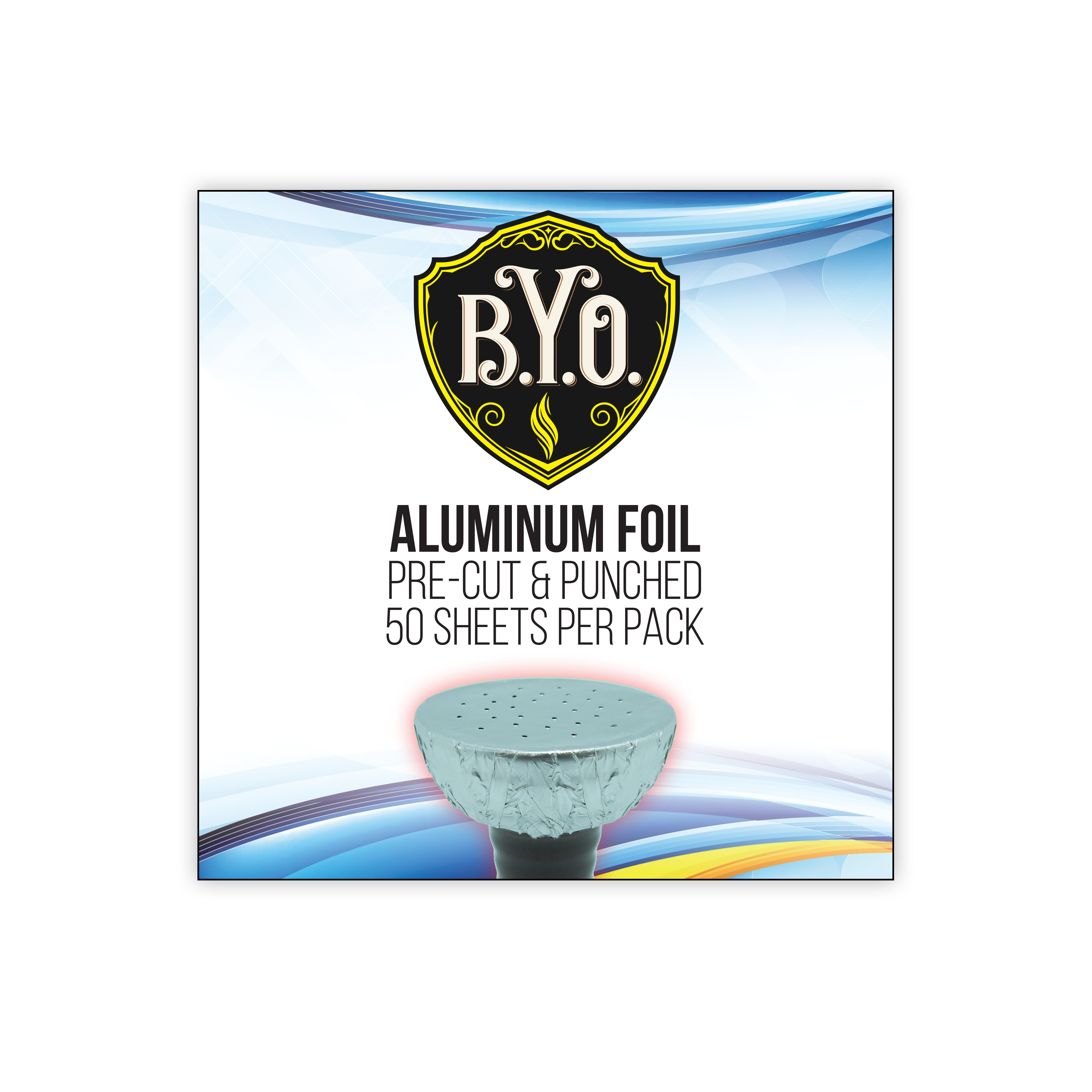 Ascension Pre-Cut Premium Aluminum Foil XL 100 Pieces – The Hookah